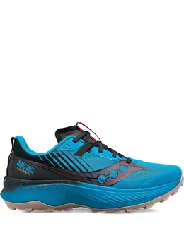 Saucony: Голубые кроссовки  Endorphin