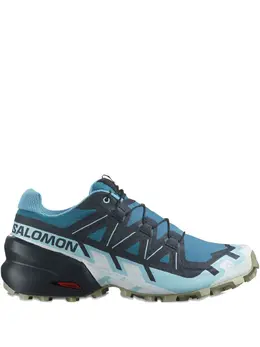 Salomon: Голубые кроссовки 