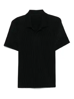 Homme Plissé Issey Miyake: Чёрная футболка 