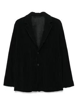 Homme Plissé Issey Miyake: Чёрные пиджаки 