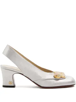 Valentino Garavani: Серебристые туфли 