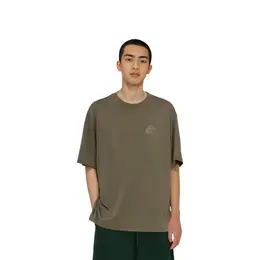 Adidas: Коричневая футболка 