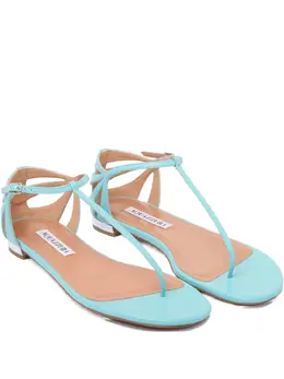 Aquazzura: Голубые сандалии 
