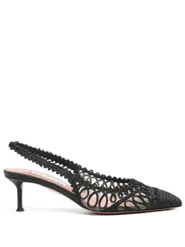 Aquazzura: Чёрные туфли 