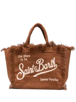 MC2 Saint Barth: Коричневая сумка-шоппер 