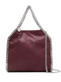 Stella McCartney: Фиолетовая сумка-шоппер  Falabella