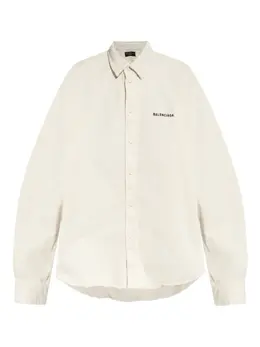 Balenciaga: Хлопковая рубашка 