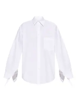 Balenciaga: Белая рубашка 