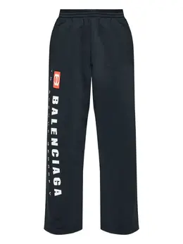 Balenciaga: Брюки  Track с принтом