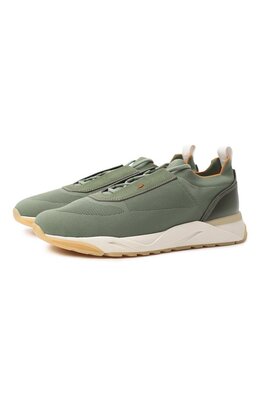 Santoni: Зелёные кроссовки 