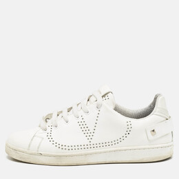 Valentino: Белые кроссовки  Backnet