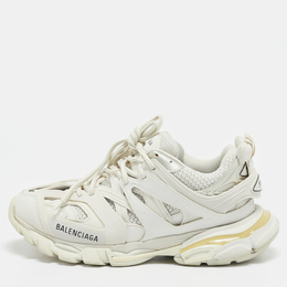 Balenciaga: Белые кроссовки  Track