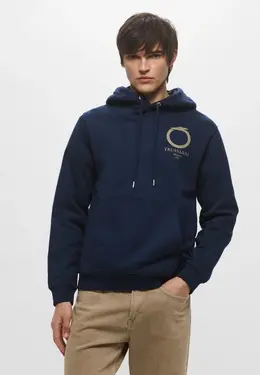 Trussardi: Синяя толстовка 