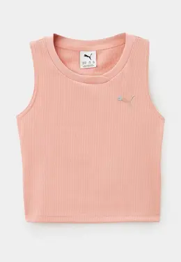 PUMA: Розовая майка 