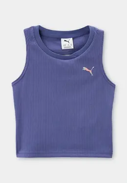 PUMA: Фиолетовая майка 