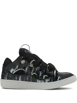 Lanvin: Чёрные кроссовки  Curb