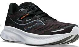 Saucony: Чёрные кроссовки 