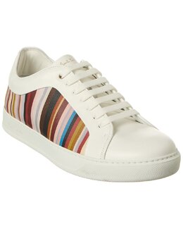 Paul Smith: Белые кроссовки  Signature Stripe