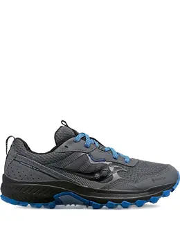Saucony: Тёмные кроссовки 