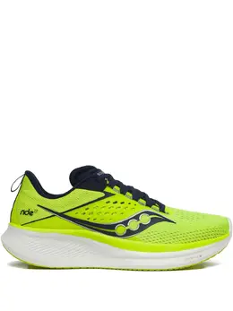 Saucony: Зелёные кроссовки 