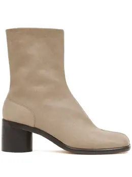 Maison Margiela: Бежевые ботинки  Tabi