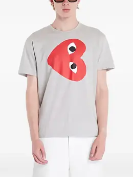 Comme Des Garçons Play: Светлая футболка  Heart