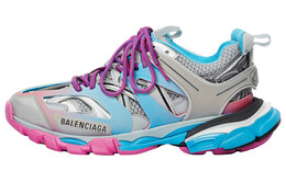 Balenciaga: Синие кроссовки  Track