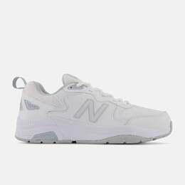 New Balance: Белые кроссовки 
