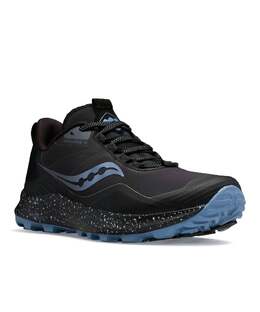 Saucony: Чёрные кроссовки 