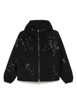 Moncler: Чёрная куртка 