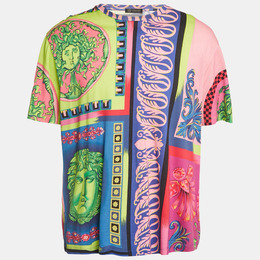 Versace: Многоцветная футболка  Medusa