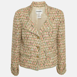 Chanel: Бежевая куртка 