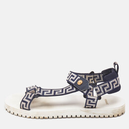 Versace: Синие сандалии  La Greca