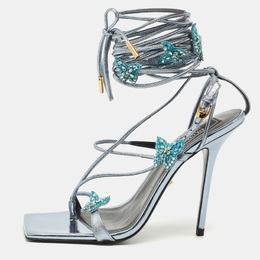 Versace: Голубые сандалии 