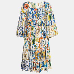 Dolce & Gabbana: Голубое платье  Majolica