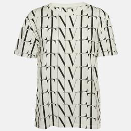 Valentino: Белая футболка  VLTN