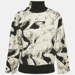 Kenzo: Свитшот  Polar Bear с принтом