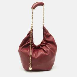 Loewe: Бордовая сумка 