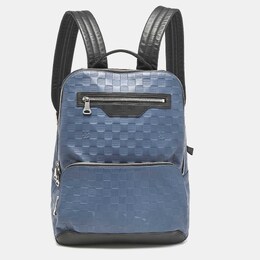Louis Vuitton: Голубой рюкзак 