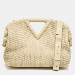 Bottega Veneta: Бежевая сумка  Point