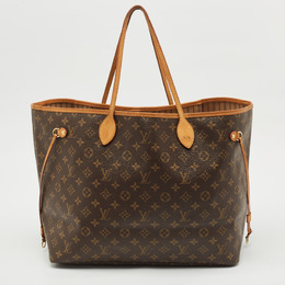 Louis Vuitton: Коричневая сумка  Neverfull