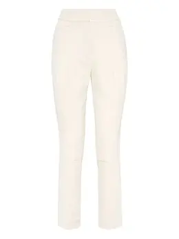 Brunello Cucinelli: Белые брюки 