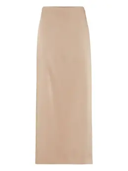 Brunello Cucinelli: Бежевая юбка 