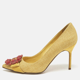 Manolo Blahnik: Жёлтые туфли  Hangisi