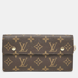 Louis Vuitton: Коричневый кошелёк 