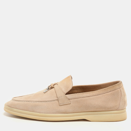 Loro Piana: Бежевые лоферы 