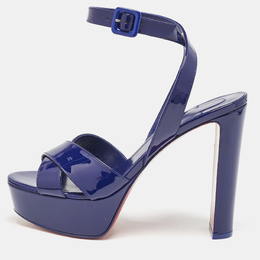 Christian Louboutin: Голубые сандалии 