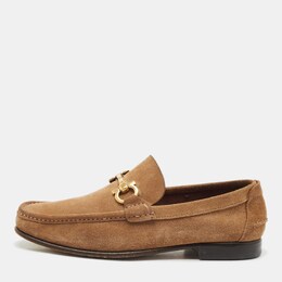 Salvatore Ferragamo: Коричневые туфли  Gancini