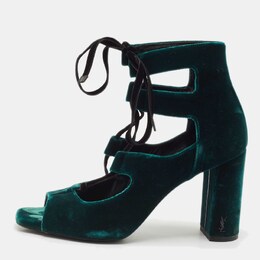 Yves Saint Laurent: Тёмные босоножки 
