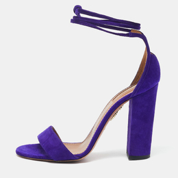 Aquazzura: Фиолетовые сандалии 